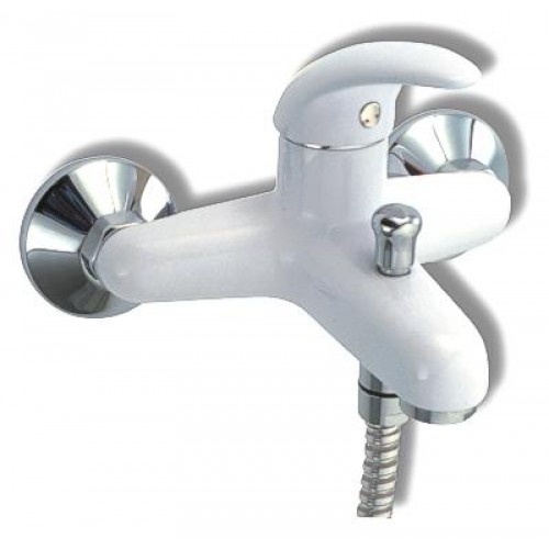 FERRO METALIA Bateria wannowa ścienna bialy-chrom 55020,1 FERRO METALIA Bateria wannowa ścienna bialy-chrom 55020,1