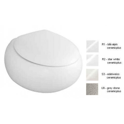 Villeroy & Boch Pure Stone Miska ustępowa lejowa 530x590mm grey stone ceramicplus 567010U9