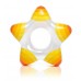 INTEX Dmuchane kółko do pływania, w kształcie gwiazdki, pomarańczowe 59243NP