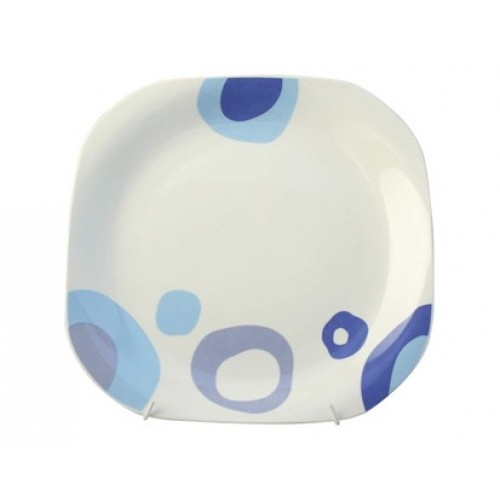 BANQUET Talerz deserowy square 20,5cm BLUE BUBBLE 60113729B BANQUET Talerz deserowy square 20,5cm BLUE BUBBLE 60113729B