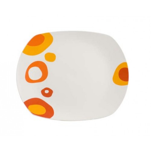 BANQUET Red Bubble Talerz do serwowania square 31 cm 60147709RJR