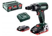Metabo SSW 18 LTX 400 BL Akumulatorowe zakrętaki udarowe, 18V 2X4.0 Ah, MetaBOX 602205800