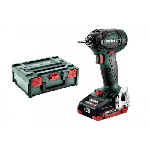 Metabo 602396800 SSD 18 LTX 200 BL Akumulatorowa zakrętarka udarowa 18V 2X4.0 Ah, MetaBOX