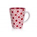 BANQUET Kubek square czerwone kropki 300 ml 60HH1265809R