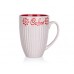BANQUET Kubek Coffee czerwony 340 ml 60HH1273315R