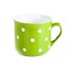 BANQUET Kubek BIG zielony w kropki 660 ml 60JSM9974N-A