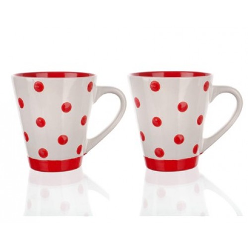 BANQUET Zestaw 2 kubków Dots assorted OK 60K136600051 BANQUET Zestaw 2 kubków Dots assorted OK 60K136600051