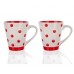 BANQUET Zestaw 2 kubków Dots assorted OK 60K136600051