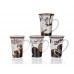BANQUET Kubek wysoki Kawa 390 ml assorted 60RX02623