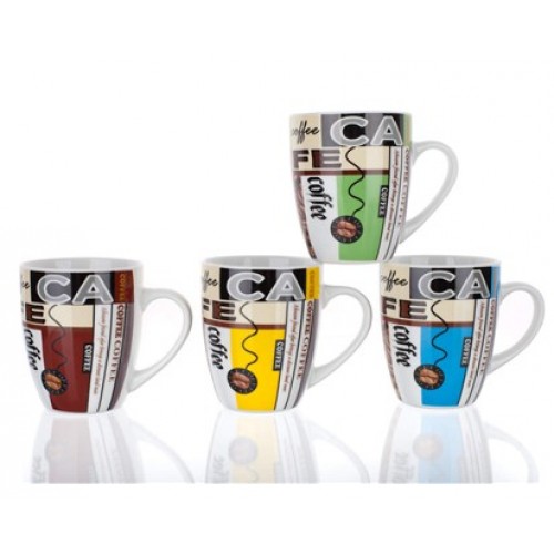 BANQUET Kubek Ziarna kawy 310 ml assorted 60RX02627