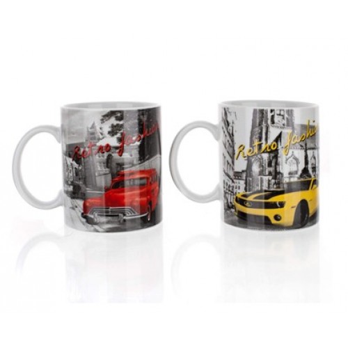 BANQUET Kubek 310 ml motyw auta assorted 60XQ8343 BANQUET Kubek 310 ml motyw auta assorted 60XQ8343