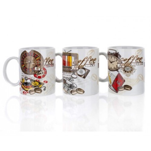 BANQUET Kubek 310 ml motyw wolnego czasu assorted 60XQ8350 BANQUET Kubek 310 ml motyw wolnego czasu assorted 60XQ8350