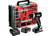 Metabo SB 18 L BL Wiertarko-wkrętarka udarowa akumulatorowa (18 V/2 x 2 Ah) 613157710
