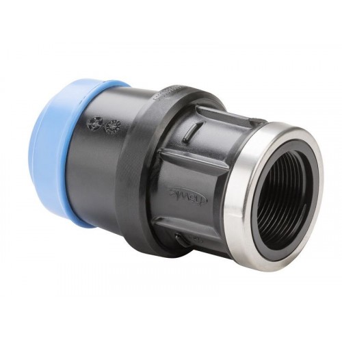 Hawle łącznik przejściowy ślizgowy ISO6220 z gwintem wewnętrznym,POM 32 mm × 1"