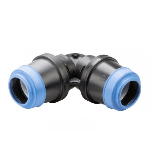 Hawle łuk ślizgowy 90°, ISO 6420, POM, do wodociągów, 40 × 40 mm, 642004004016