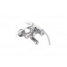 KLUDI Standard Wannowo-prysznicowa bateria z zestawem prysznicowym DN 15 chrom 250010515