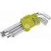 EXTOL CRAFT L-klucze imbusowe, zestaw 9 szt. 66001