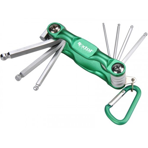 EXTOL CRAFT klucze imbusowe, zestaw 7 szt. 66006