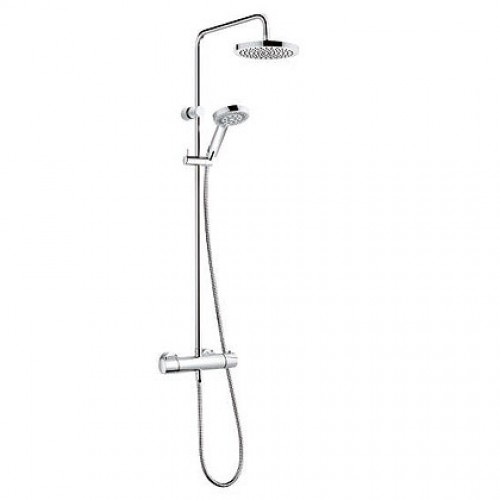 KLUDI DUAL SHOWER SYSTEM Zestaw prysznicowy z baterią z termostatem 6609505-00