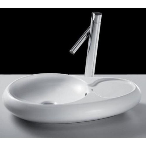 Roca Urbi 7 umywalka nablatowa 60x40 cm (bez otworu na baterię) A327227000