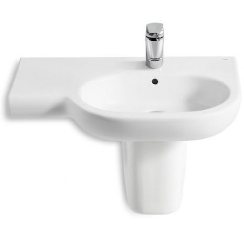 Roca Meridian umywalka 75 x 46 cm z blatem ceramicznym po lewej stronie A32724R000