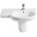 Roca Meridian umywalka 75 x 46 cm z blatem ceramicznym po lewej stronie A32724R000