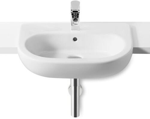 Roca Meridian umywalka półblatowa 55 x 42 cm, Maxi Clean A32724S00M