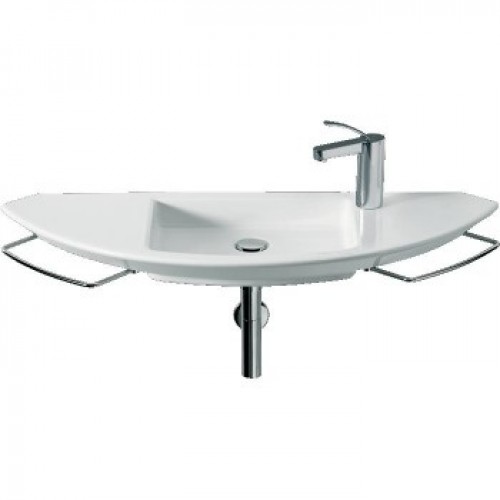 Roca Mohave umywalka 110 x 43 cm z blatem ceramicznym (bez otworu na baterię) A327879SET
