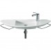 Roca Mohave umywalka 110 x 43 cm z blatem ceramicznym (bez otworu na baterię) A327879SET