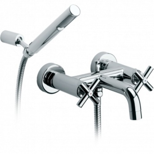 Roca Loft dwuuchwytowa bateria wannowo-natryskowa ścienna A5A0143C00