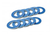 NÝVLT Ch2/135 zestaw uszczelek płaskich do zaworów, bezazbestowe, 10 szt.,1",38 × 24 × 2mm