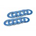 NÝVLT Ch2/135 zestaw uszczelek płaskich do zaworów, bezazbestowe, 10 szt.,1",38 × 24 × 2mm