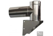 REGULUS APWKB8 Kolano narożne 80/125 PPH-A/Inox, z uchwytem, 8645