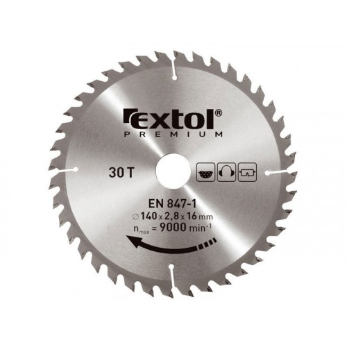EXTOL PREMIUM Tarcza widiowa do drewna 350x2,5x30mm 8803254