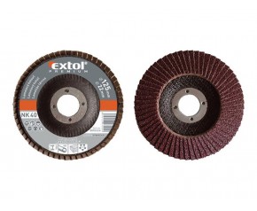 EXTOL PREMIUM tarcza szlifierska lamelowa, Korund P60, 115mm 8803306