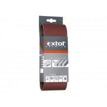 EXTOL PREMIUM Pas ścierny bezkońcowy, pas P100, 457x75mm, 3szt 8803510