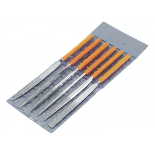 EXTOL PREMIUM Zestaw pilników diamentowych, iglaków, 6szt, 160mm 8803806