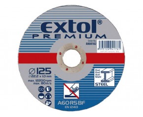 EXTOL PREMIUM Tarczka do cięcia i szlifowania do metalu 230x3,0x22,2mm 8808119