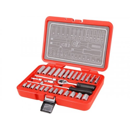 EXTOL PREMIUM zestaw kluczy nasadowych 32 szt. 8818310