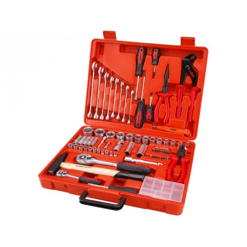 EXTOL PREMIUM Zestaw narzędzi 1/4" a 1/2", 73szt 8818410