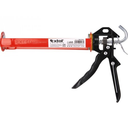 EXTOL PREMIUM Pistolet do silokonu na tuby, 225mm 8845104