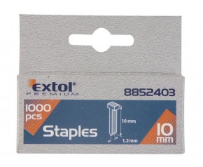 EXTOL PREMIUM gwoździe 12mm, 2.0x0.52x1.2mm, opakowanie 1000szt 8852404