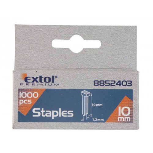 EXTOL PREMIUM gwóździe 14mm, 2.0x0.52x1.2mm, opakowanie 1000ks 8852405