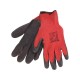 EXTOL PREMIUM Rękawice bawełniane jednostronnie pogumowane, rozmiar 10", czarnoczerwone 8