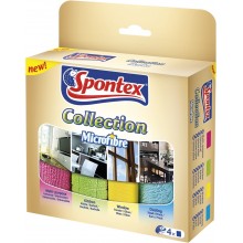Spontex Microfibre Collection Ściereczki z mikrofibry 4-szt . 97044095S