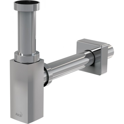 ALCAPLAST Syfon umywalkowy O32 DESIGN metalowy, kształt kwadratowy A401 BLISTR ALCAPLAST Syfon umywalkowy O32 DESIGN metalowy, kształt kwadratowy A401 BLISTR