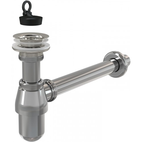 ALCAPLAST Syfon umywalkowy O32 z odpływem 5/4“ metalowy A437