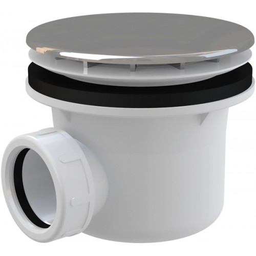 ALCAPLAST Syfon brodzikowy kryty chrom 90 A49CR ALCAPLAST Syfon brodzikowy kryty chrom 90 A49CR