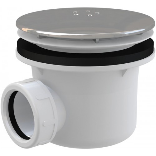 ALCAPLAST Syfon brodzikowy kryty metalowy LUX 90 chrom A49K ALCAPLAST Syfon brodzikowy kryty metalowy LUX 90 chrom A49K