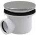 ALCAPLAST Syfon brodzikowy kryty metalowy LUX matowy chrom A49Kmat